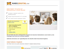 Tablet Screenshot of kabeldigital.com